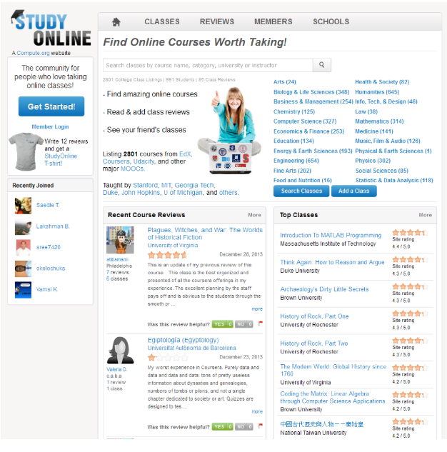 StudyOnline.com website